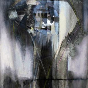 A grip on the Illusion (2015) - Oil, drawing, collage, ink on wood - 42 x 30 cm