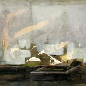 Beresina (2013) - Oil, drawing, pigmented shellac on linen paper - 42 x 56 cm