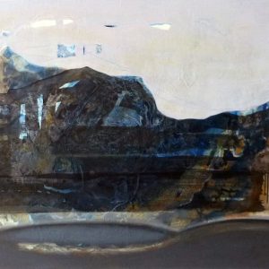 Decampment VIII (2014) - Oil, drawing, pigmented shellac on canvas - 80 x 100 cm