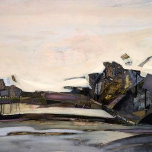 Decampment XXVII (2014) - Oil, drawing, pigmented shellac on canvas - 100 x 140 cm
