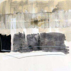Decampment Z22 (2014) - Oil, drawing, pigmented shellac on paper - 40 x 40 cm