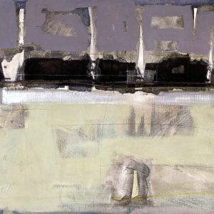 Ghostwriting (2015) - Oil, drawing, pigmented shellac on linen paper - 42 x 56 cm