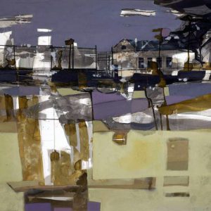 I forgot to remember to forget II (2014) - Oil, drawing, pigmented shellac on canvas - 100 x 120 cm