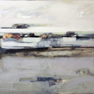 Leisure Hour (2014) - Oil, drawing, ink, shellac on wood - 60 x 80 cm