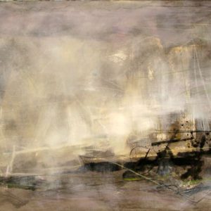 On all the Ways X (2012) - Oil, drawing, pigmented shellac on paper - 36 x 48 cm