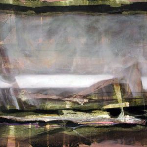 On all the Ways XIX (2013) - Oil, drawing, pigmented shellac on linen paper - 38 x 46 cm