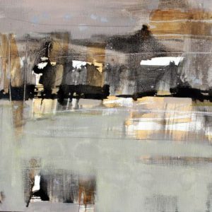 On all the Ways XXXI (2015) - Oil, drawing, pigmented shellac on linen paper - 42 x 56 cm