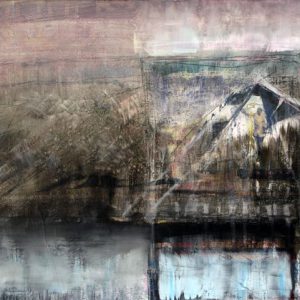 The Solo Player (2012) - Oil, drawing, pigmented shellac, paper on wood - 30 x 40 cm