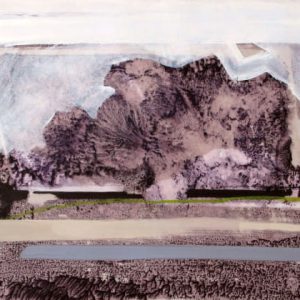 Transmission G4 (2013) - Oil, drawing on tracing paper - 50 x 70 cm