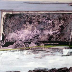 Transmission G5 (2013) - Oil and drawing on tracing paper - 50 x 70 cm