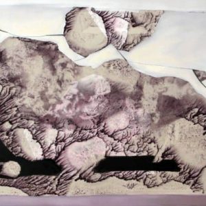 Transmission G8 (2013) - Oil and drawing on tracing paper - 50 x 70 cm