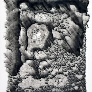 Transmission VII (2013) - Oil, drawing on tracing paper - 29 x 21 cm