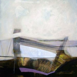 Tympanum (2014) - Oil and drawing on canvas - 100 x 80 cm