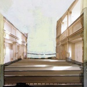 Unvisited Places K10 (2013) - Oil, drawing, pigmented shellac on print - 15 x 10 cm