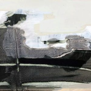 Unvisited Places K161 (2016) - Oil, drawing, pigmented shellac on print - 10 x 15 cm