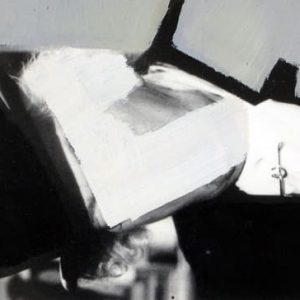 Unvisited Places K8 (2013) - Oil, drawing, pigmented shellac on print - 11 x 15 cm